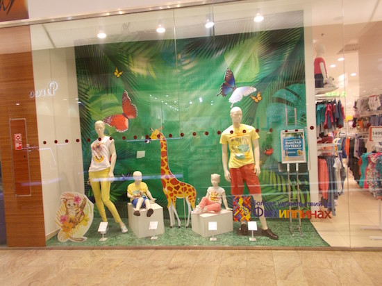 SELA store window display