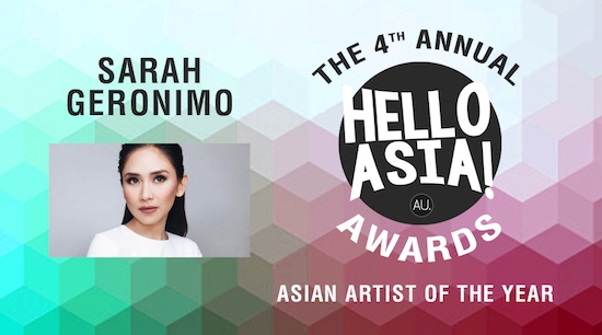 Sarah Geronimo - Asian Artist of the Year