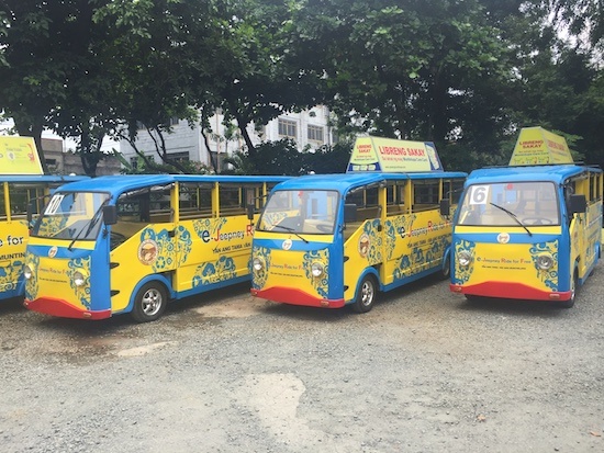 Modernized jeepneys