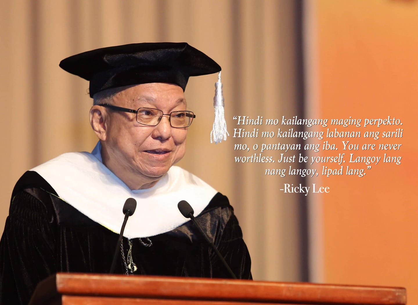 Inspirational Lessons from Ricky Lee