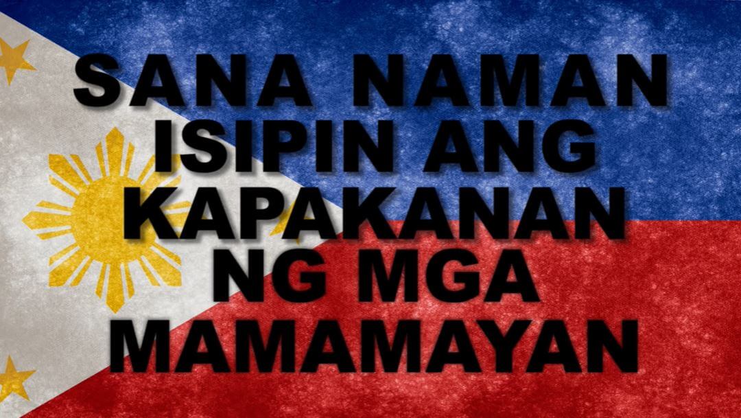 Philippine Flag - Sana naman, Taumbayan