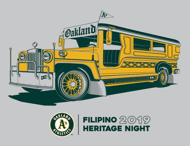 Pinoy jeepney Oakland Athletics