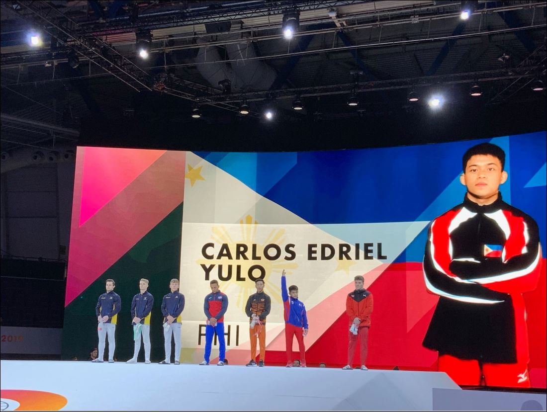 Filipino gymnast Carlos Yulo