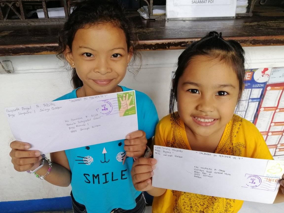 Filipino students thank you letters