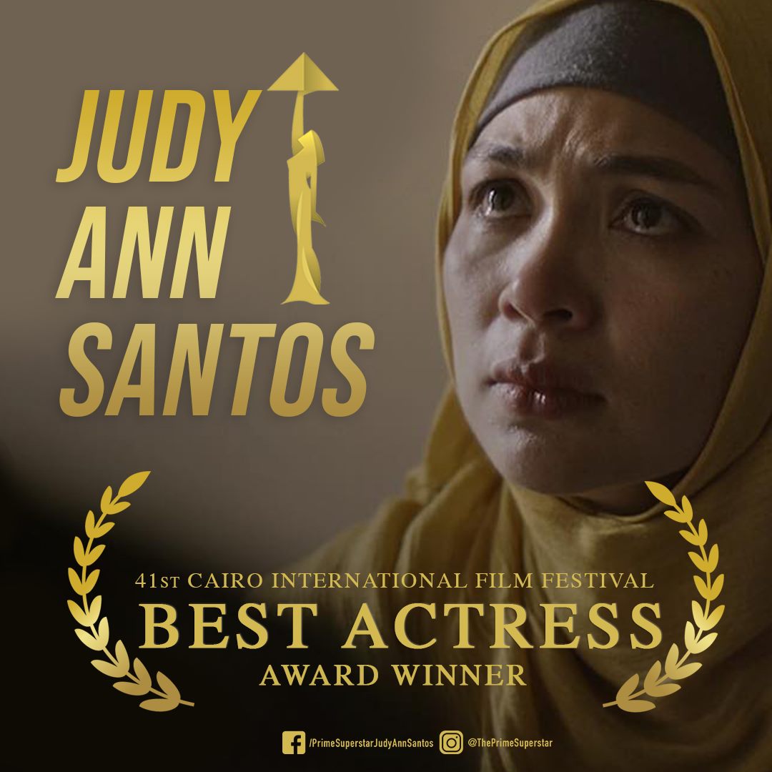 Judy Ann Best Actress awardee