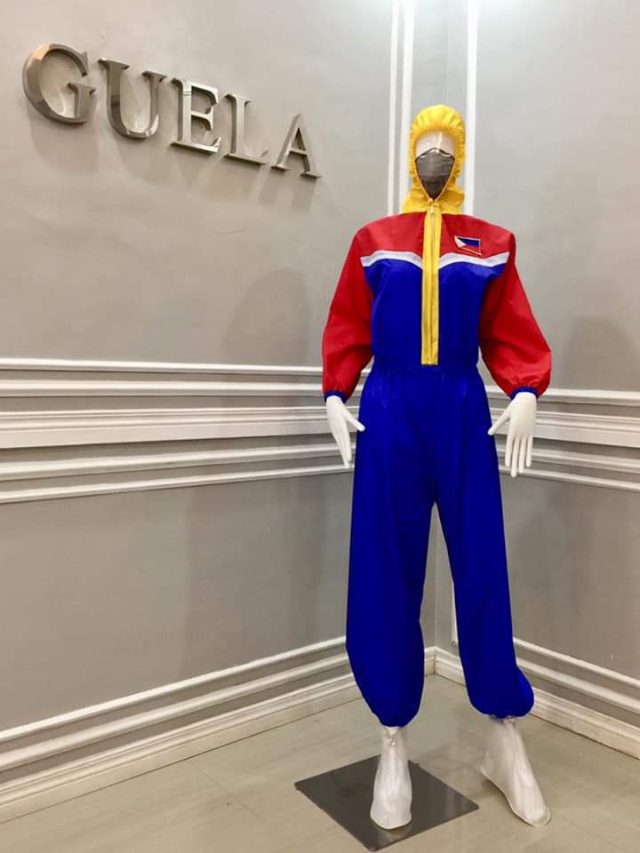 Guela Ampong Philippine flag-inspired PPE