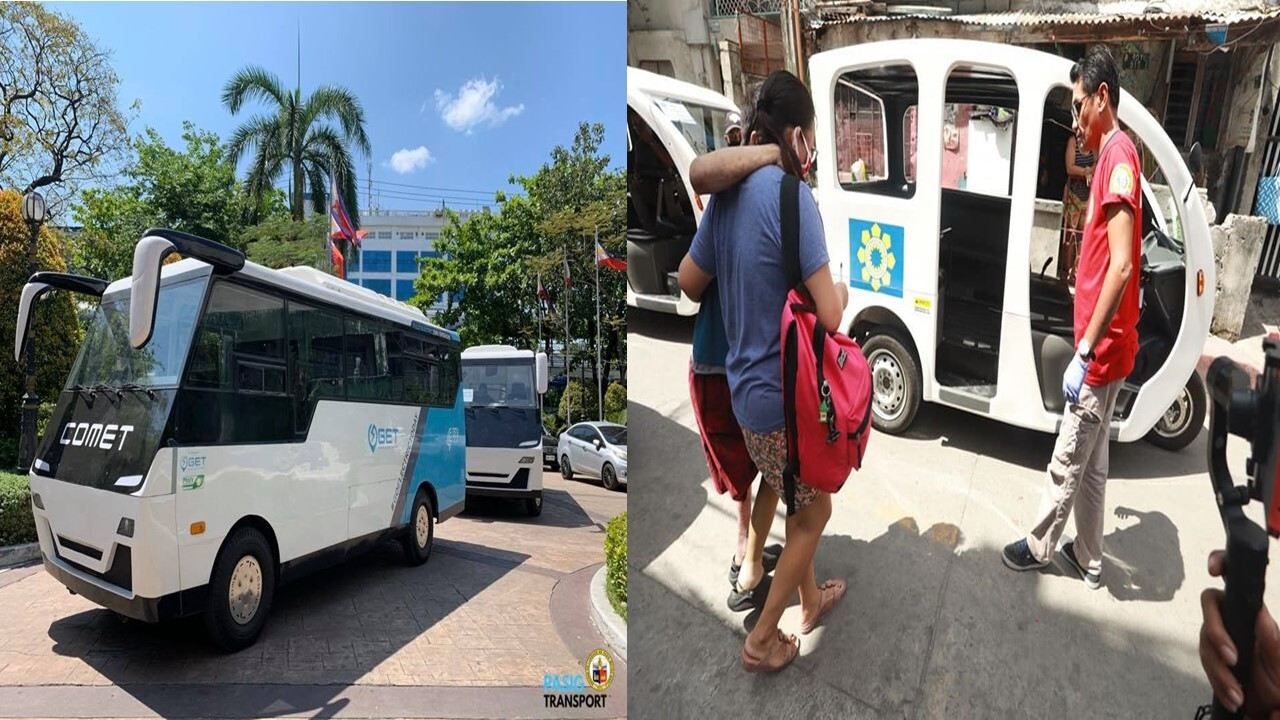 Pasig City E-trikes E-bus free rides