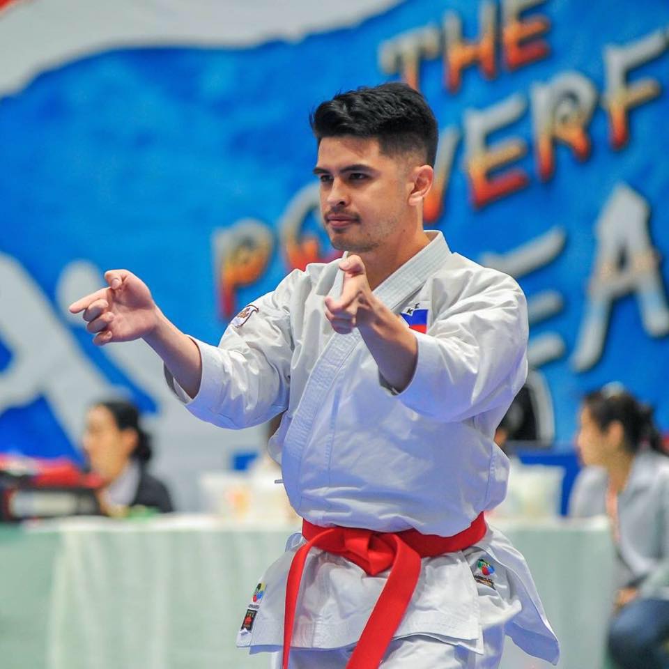 Filipino karate champion James De Los Santos 