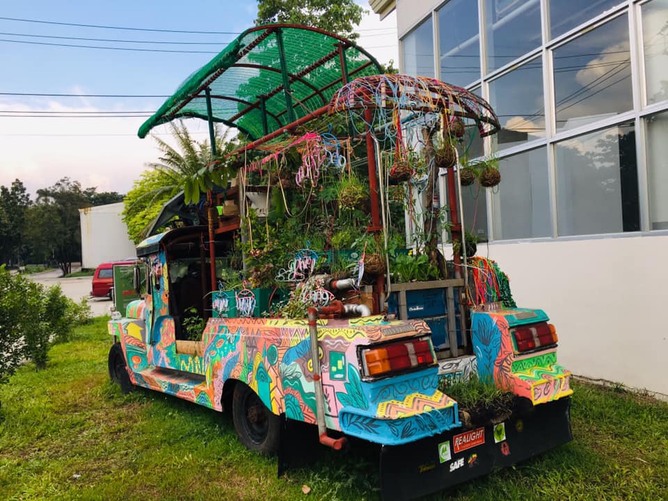 Eco-friendly Jeepney art