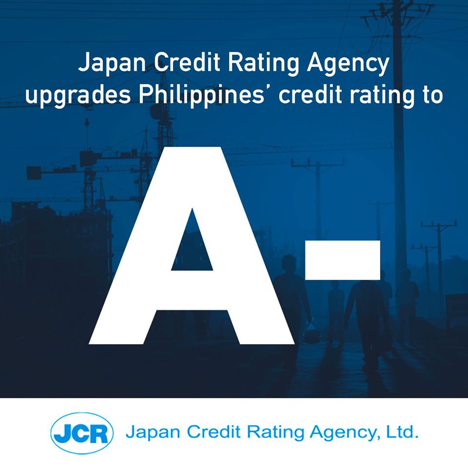 Philippines' A- credit rating from Japan