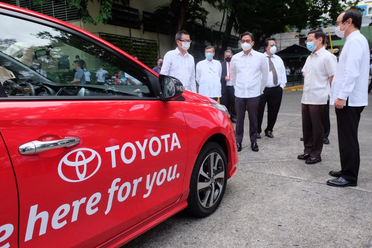 Toyota Philippines donates 30 Vios
