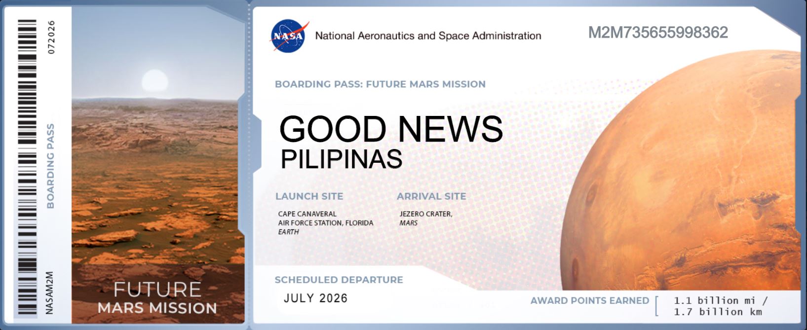 Philippines NASA Mars Mission