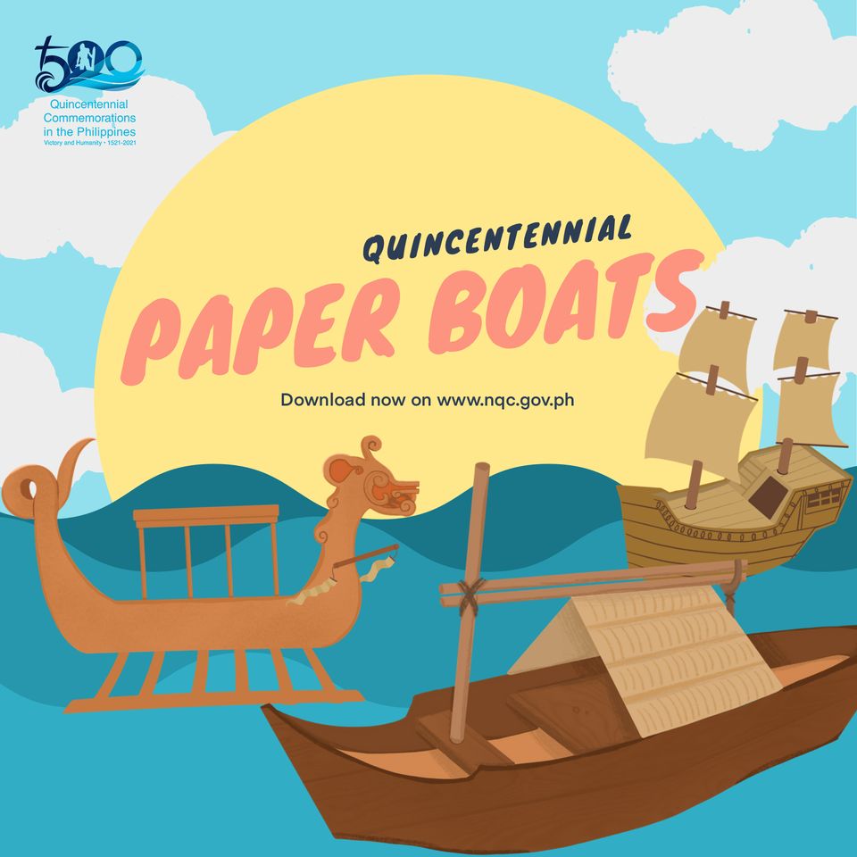 Papercraft boat souvenirs Quincentennial
