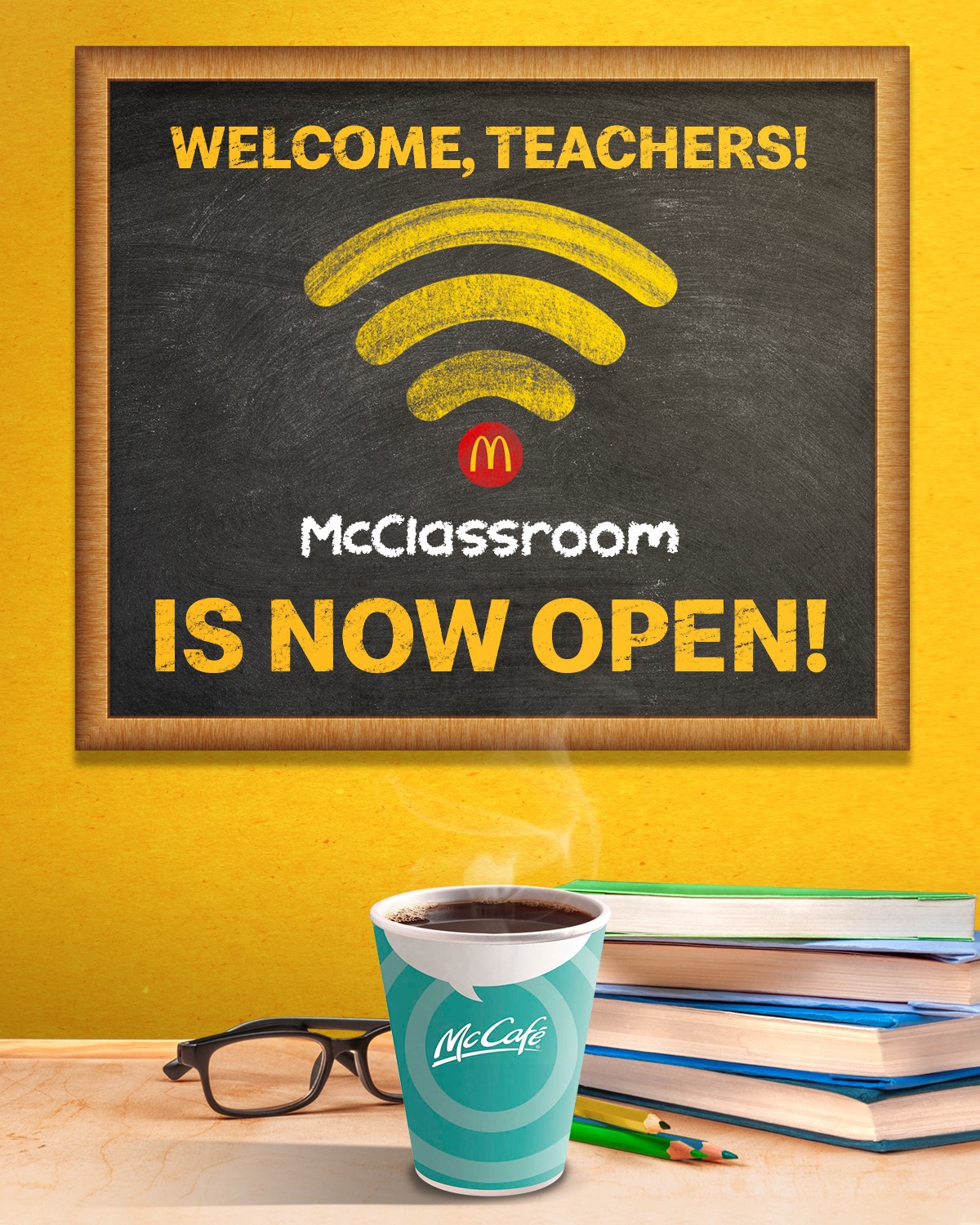 McDonald's Partyrooms to classrooms