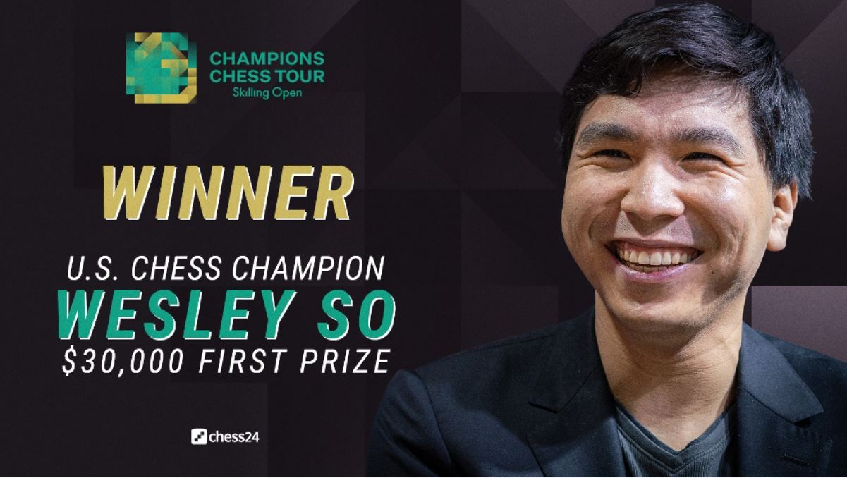 Wesley So won the Skilling Open