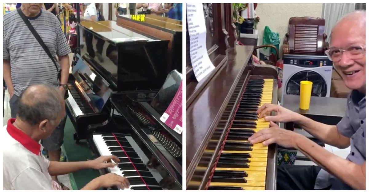 72-year-old mall pianist performs online concerts