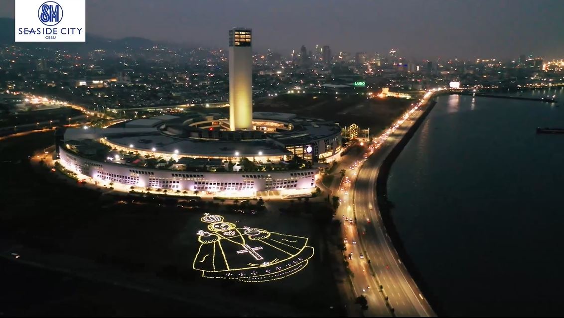 Santo Niño de Cebu giant solar art