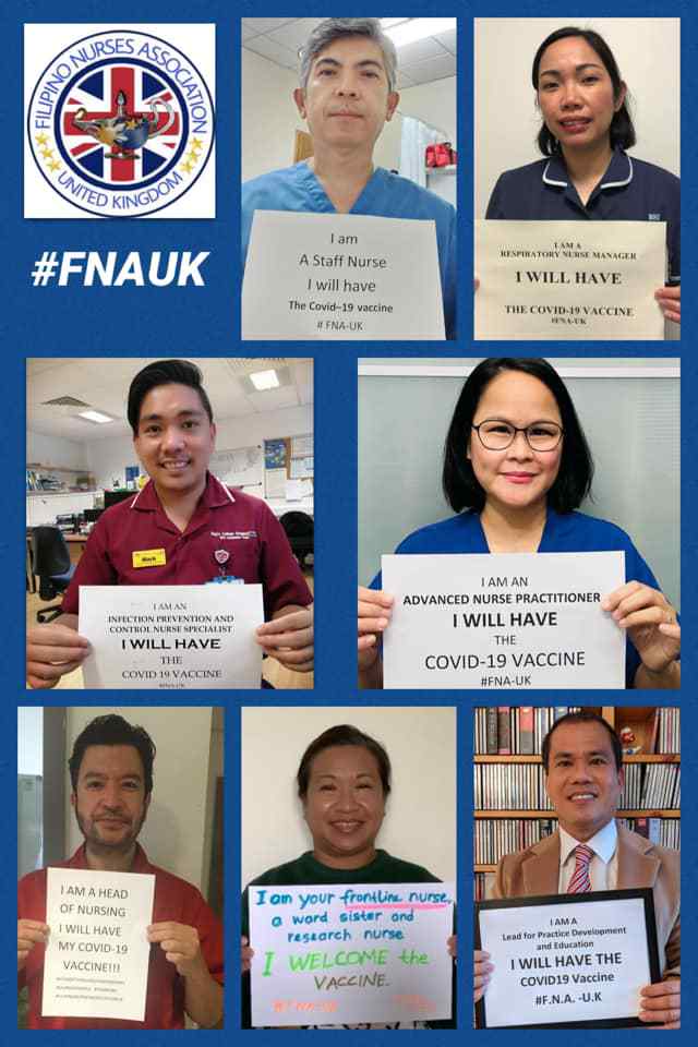 Filipino nurses UK National Healthcare Award