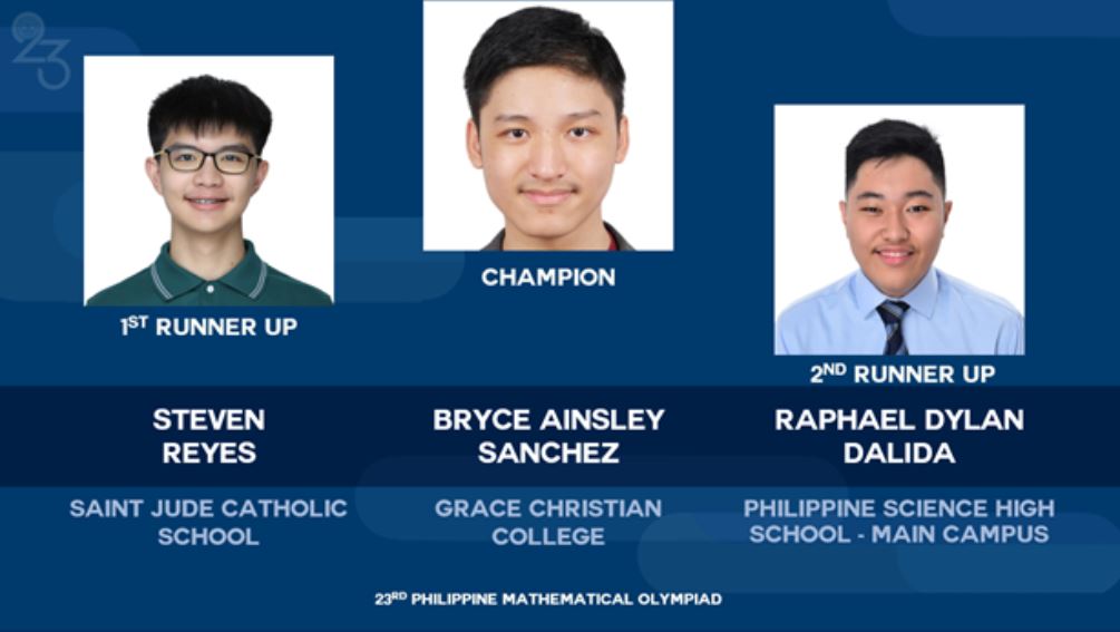 Grace Christian College Philippine Math Olympiad