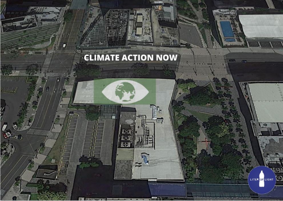 Climate pop-up solar art Bonifacio Global City