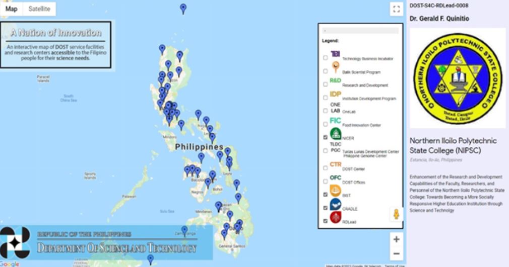 Philippine map interactive access