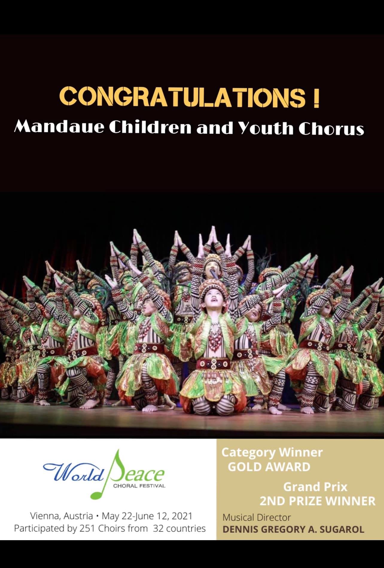 Philippines' children and youth choir World Peace Festival
