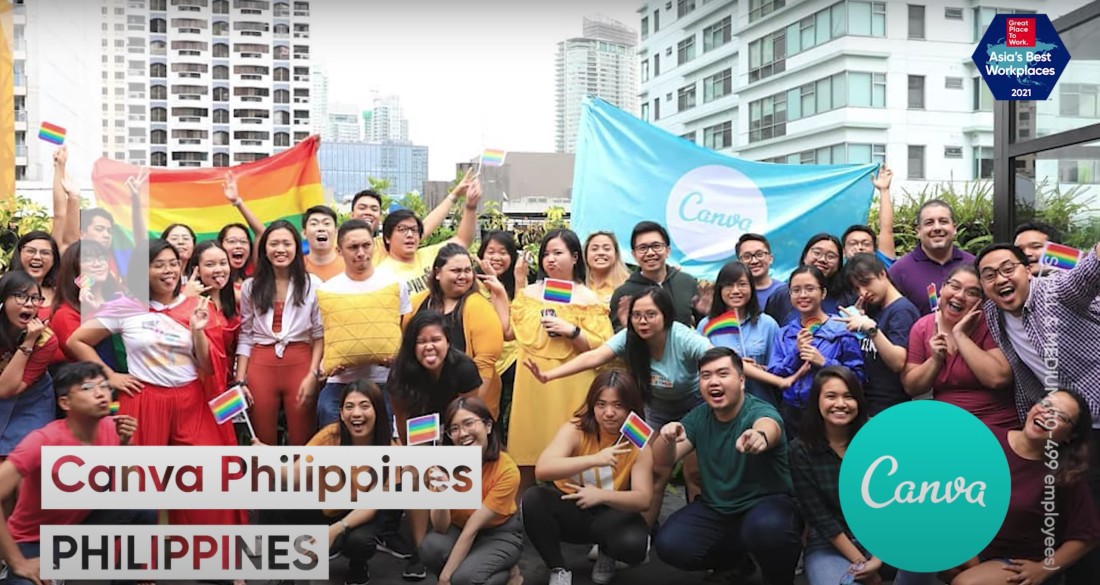 Canva Philippines Best Workplace in Asia