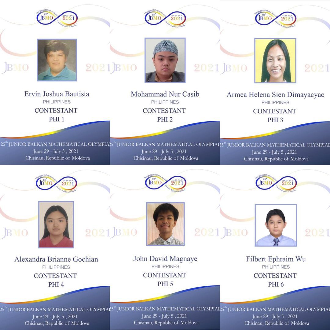 Filipino math students Balkan Mathematical Olympiad