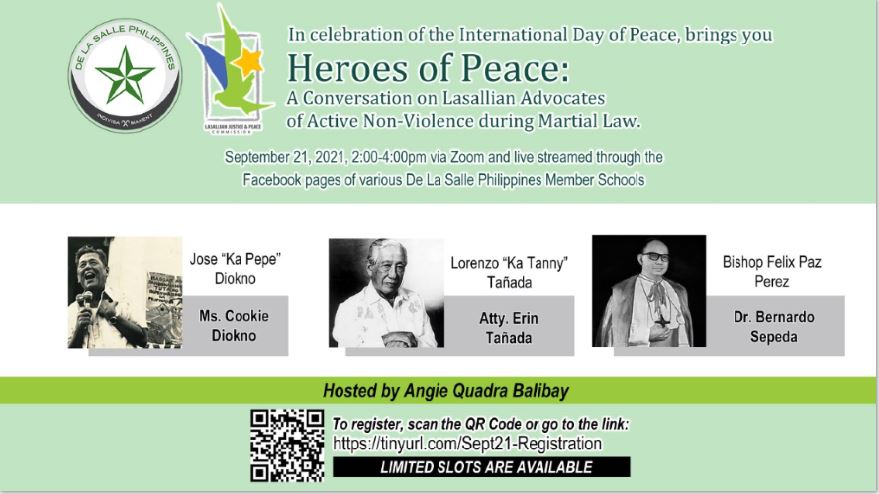 Lasallian heroes International Day of Peace