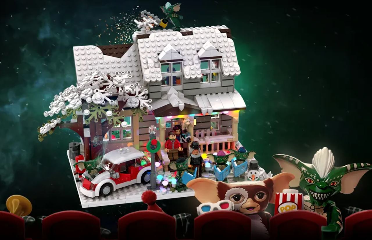 Gremlins Christmas LEGO playset Sesame Street